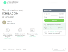 Tablet Screenshot of ichiza.com
